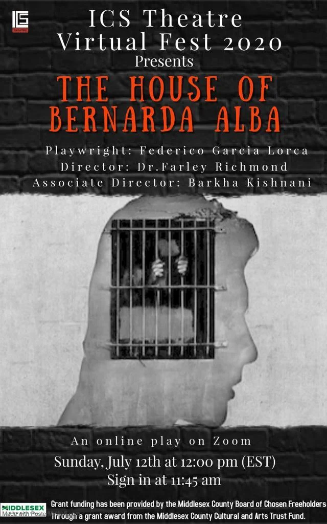 Original production artwork for The House of Bernarda Alba