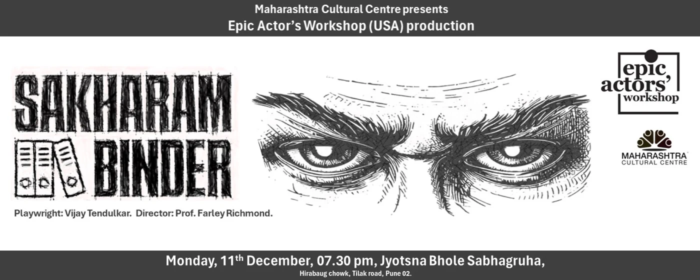 Original production artwork for Sakharam Binder